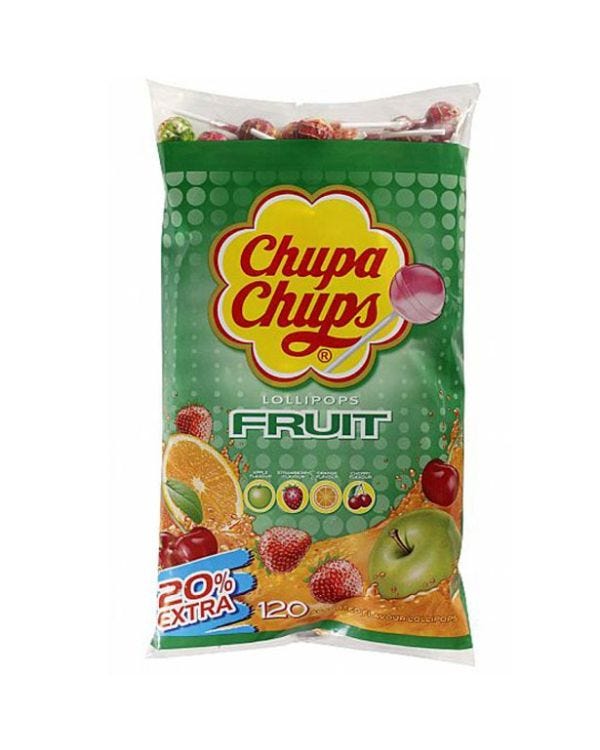 Chupa Chups Lollipops - Fruit Flavour x120