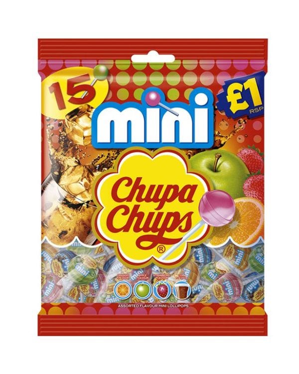Chupa Mini Lollipops x12