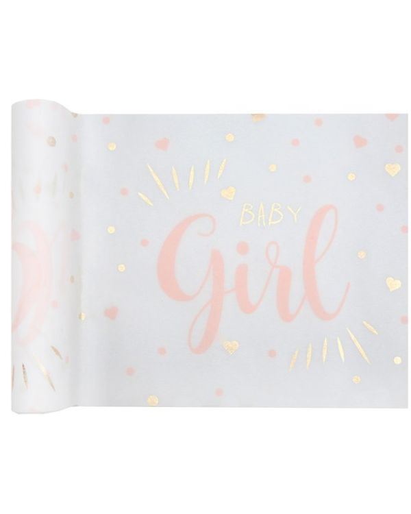 Baby Girl Fabric Table Runner - 3m