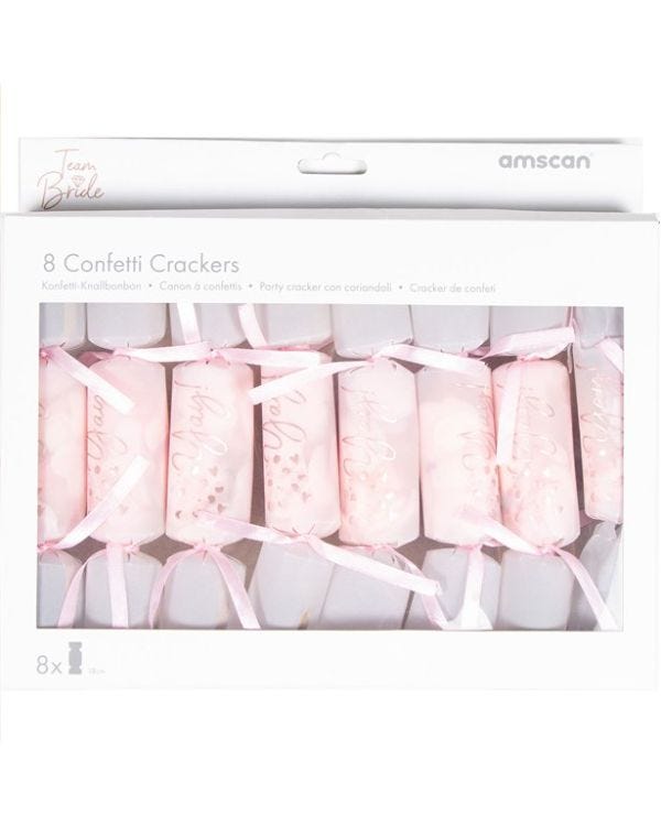 Team Bride Confetti Crackers (8pk)