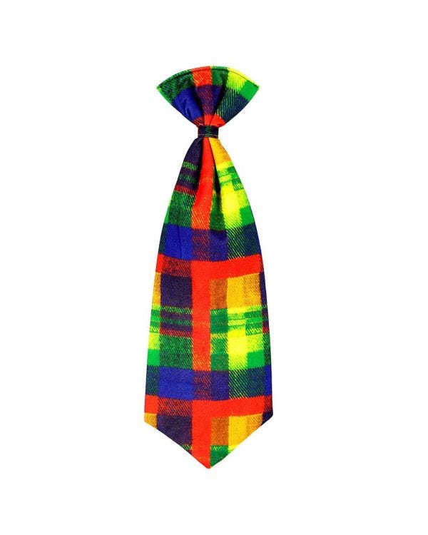 Rainbow Clown Tie