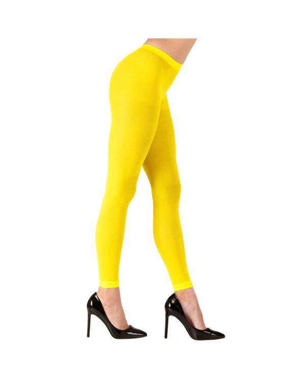 Yellow Footless Tights - Adult One Size
