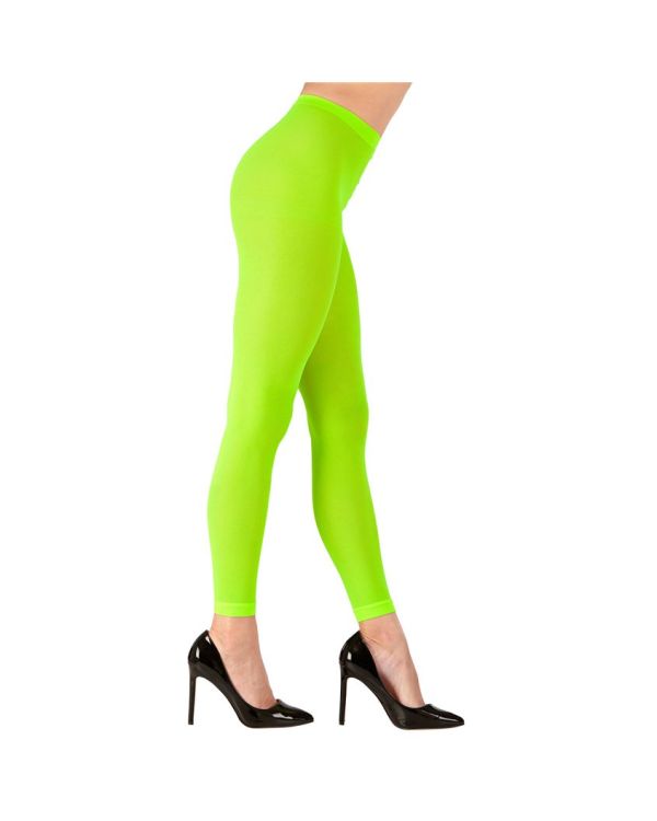 Green Footless Tights - Adult One Size