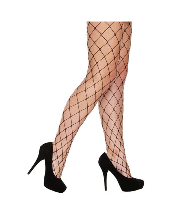 Black Diamond Netted Tights - Adult One Size