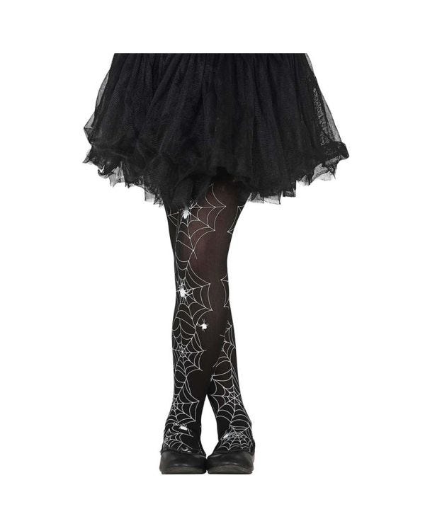 Spiderweb Tights - Child One Size