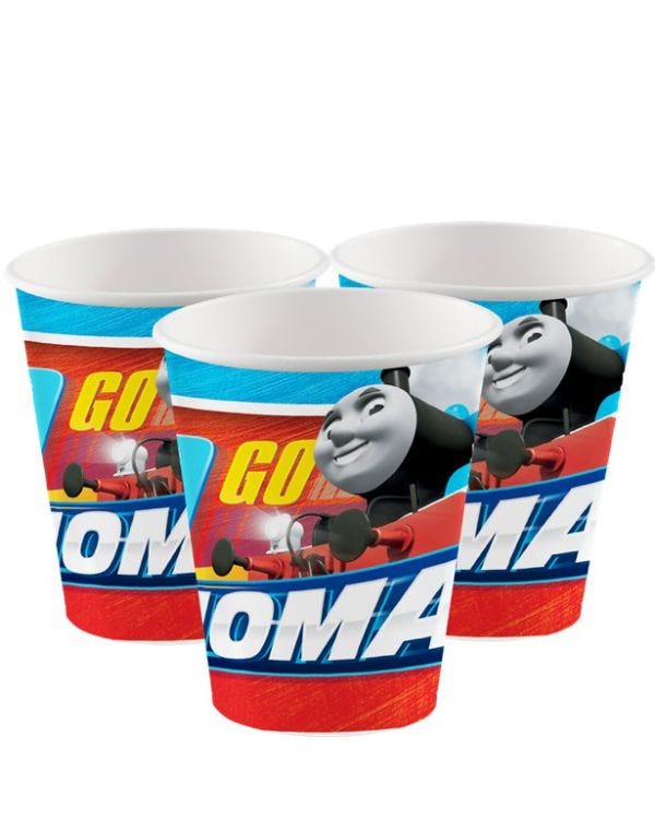 Thomas the Tank Engine Paper Cups - 266ml (8pk)