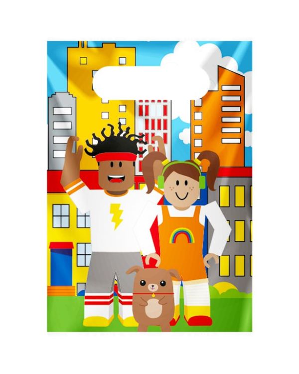 Party Town Paper Loot Bags (8pk)