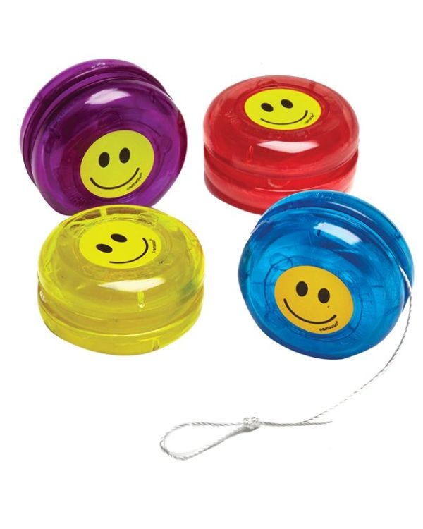 Mini Yo-Yo&#039;s - 4cm (4pk)