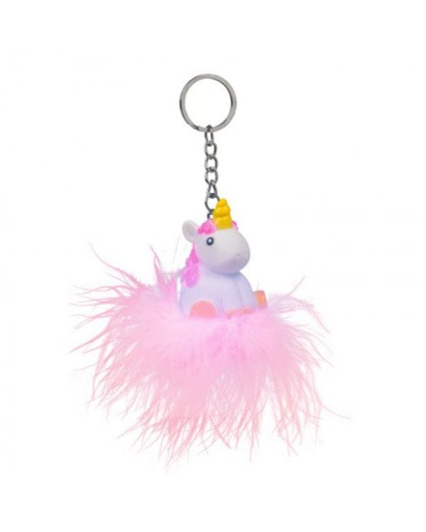 Unicorn Flashing Keyring