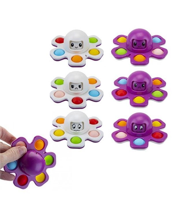 Pop Spinner Octopus Fidget Toy