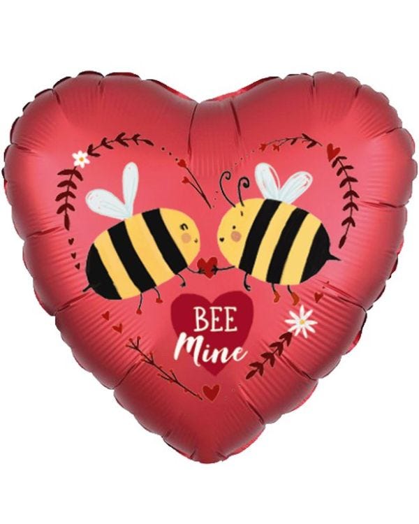 Bee Mine Balloon - 18&quot; Foil
