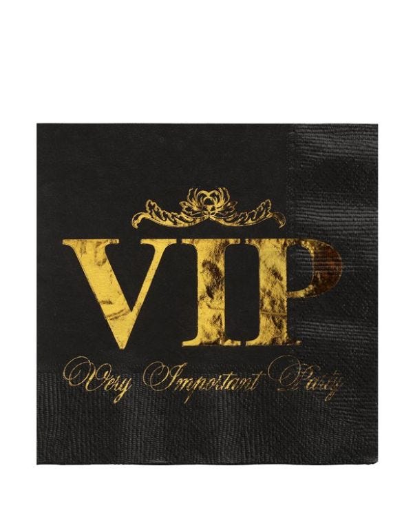 VIP Napkins - 33cm (10pk)