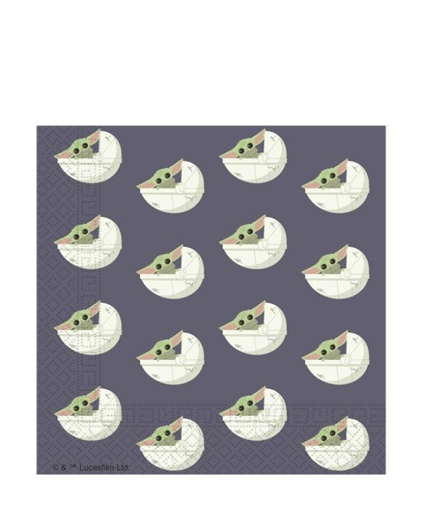Star Wars Mandalorian Paper Napkins - 33cm (20pk)