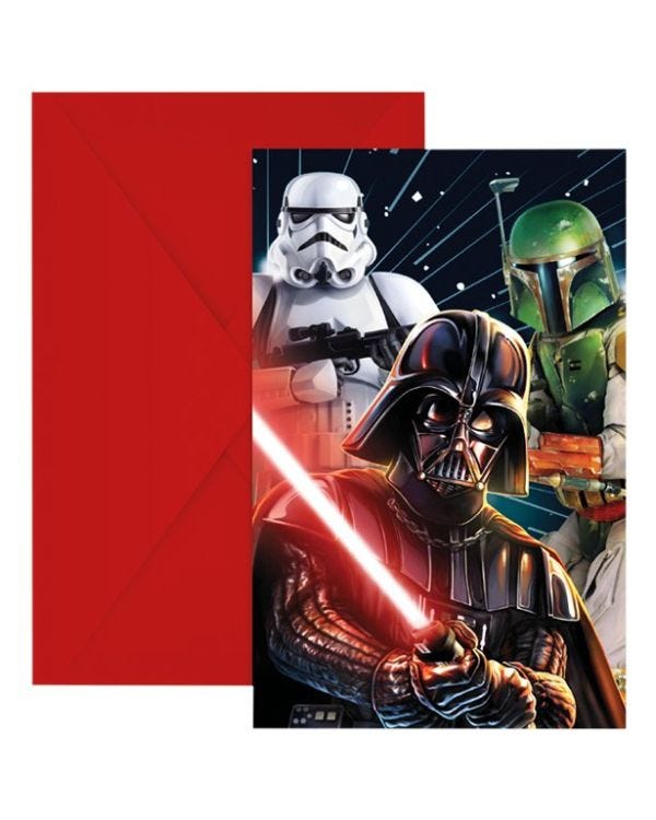 Star Wars Galaxy Invitations (6pk)