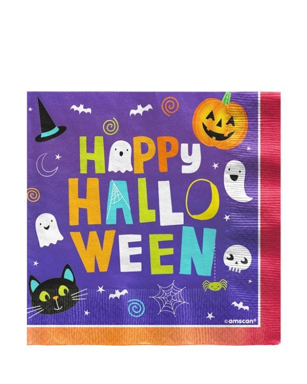 Hallo-ween Friends Napkins - 33cm (16pk)