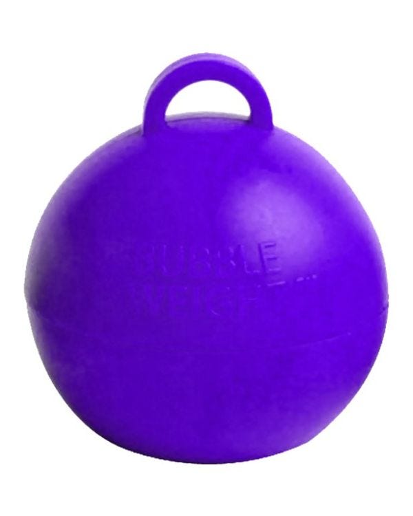 Purple Bubble Balloon Weight - 30g