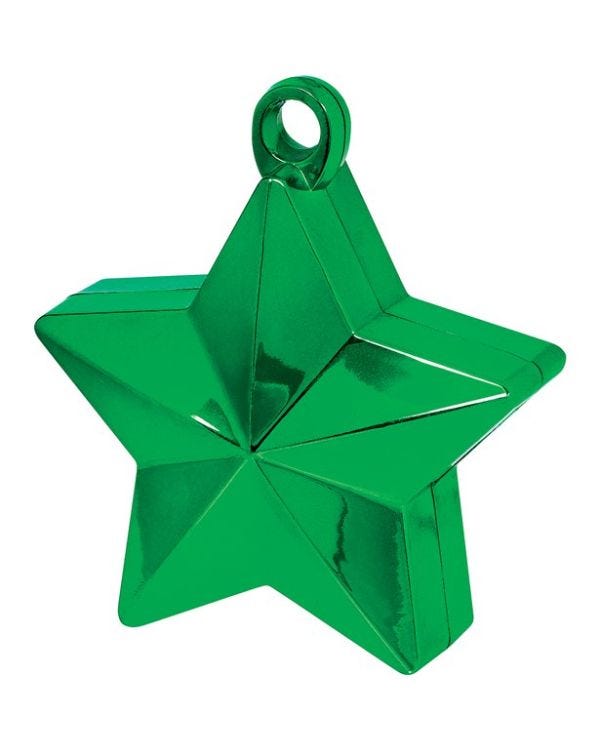 Green Star Balloon Weight - 165g