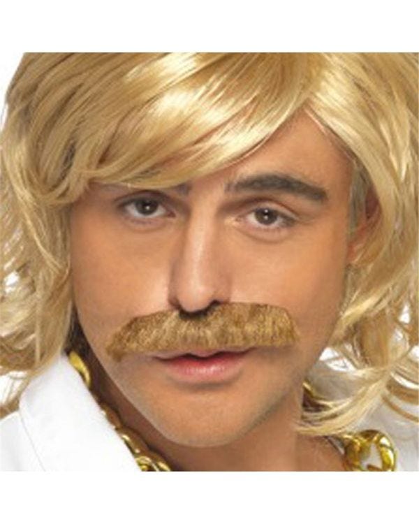 Game Show Host Ginger Wig &amp; Moustache