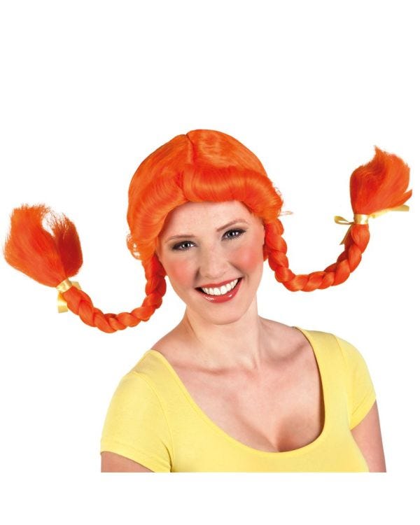 Pippi Longstocking Wig