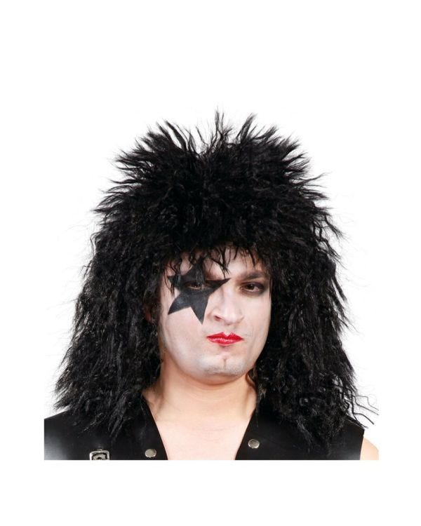Black Rock Star Wig