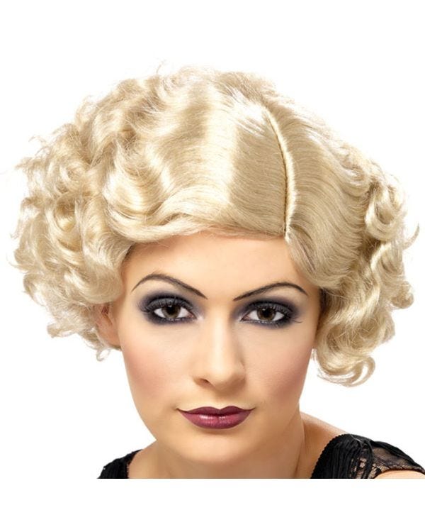 20s Blonde Flapper Wig