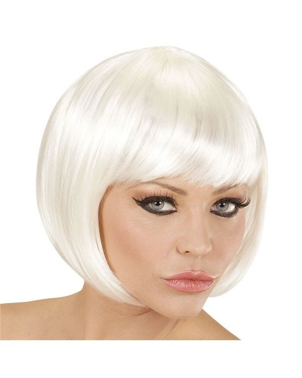 White Bob Wig