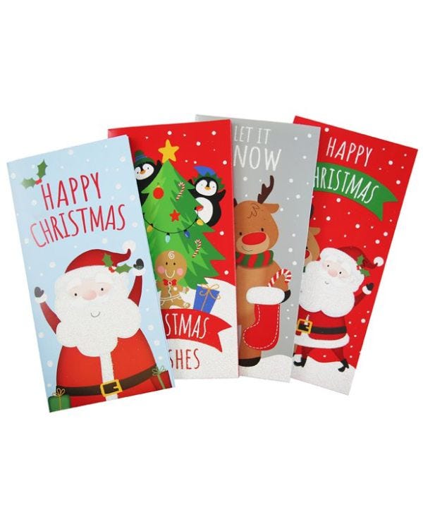 Cute Money Wallets (4pk)