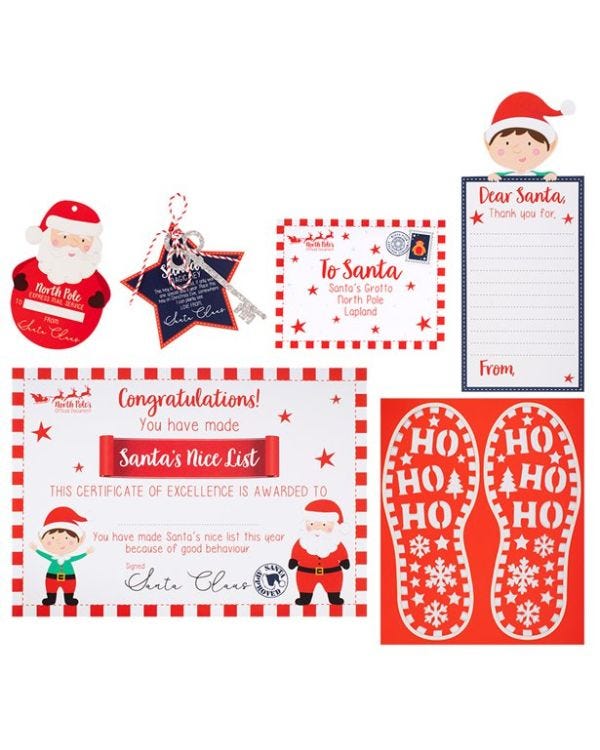 Santa&#039;s Been Activity Pack