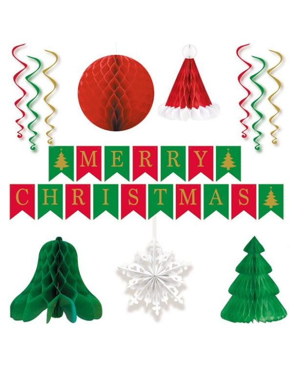 Chrismtas Paper Decorations Kit