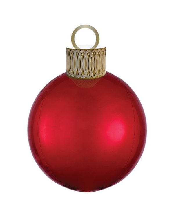 Red Bauble Orbz Balloon Kit