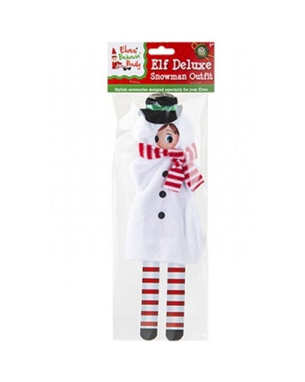 Naughty Elf Snowman Outfit