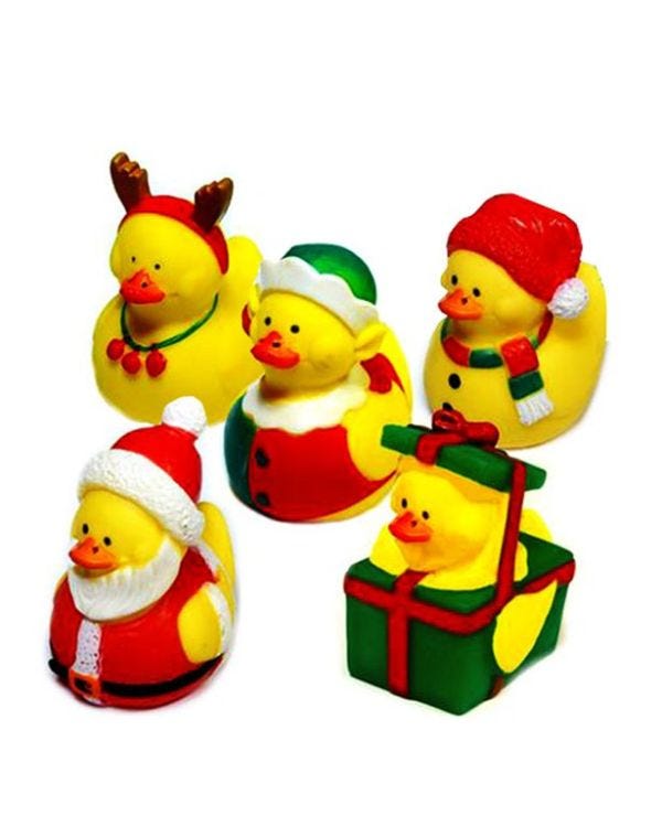 Small Christmas Duck - 5cm