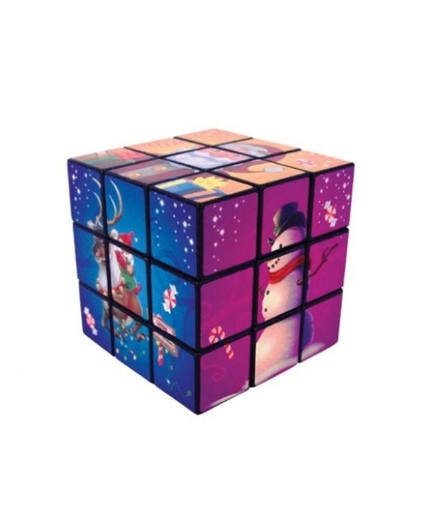 Christmas Puzzle Cube - 7cm