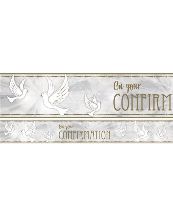 Confirmation Dove Paper Banners - 1m (3pk)