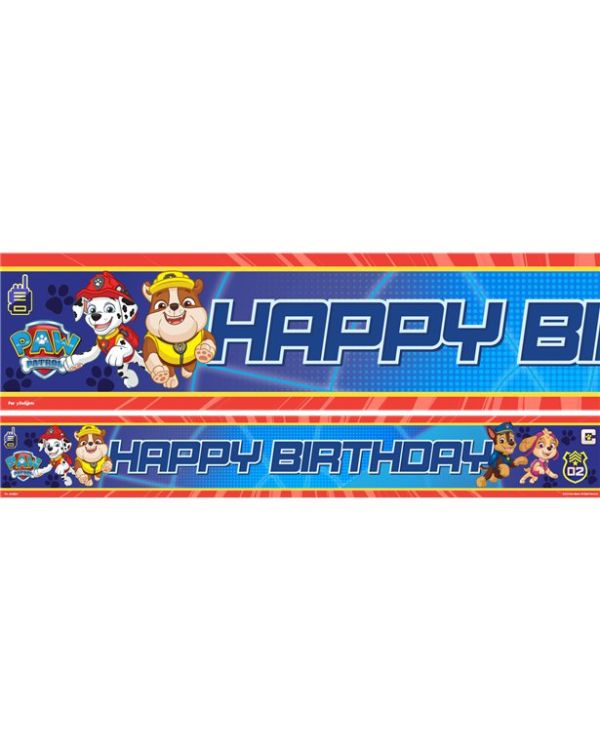 Paw Patrol Paper Banners - 1m (3pk)