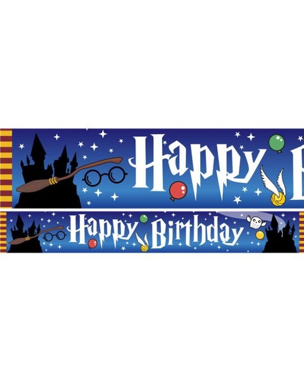 Harry Potter Style Paper Banners - 1m (3pk)