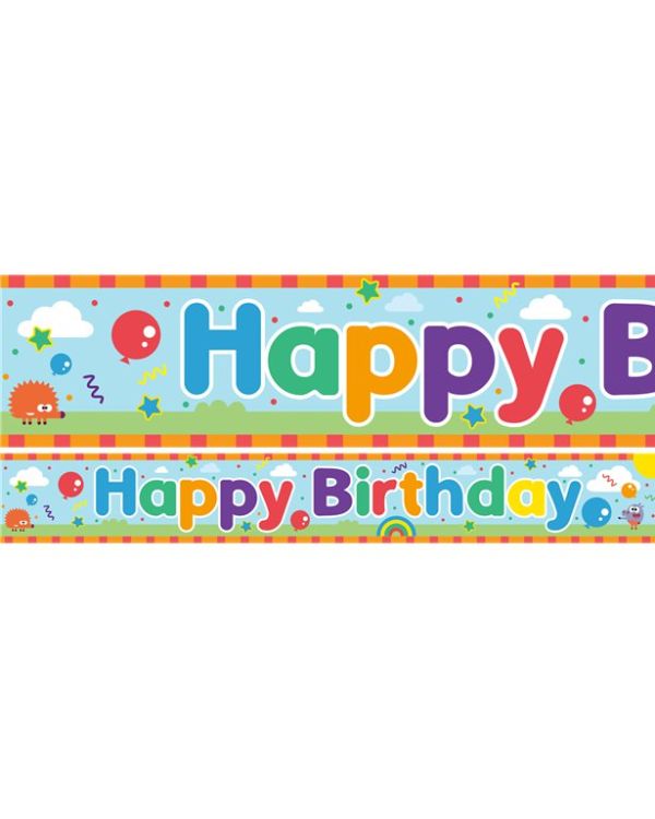 Hey Duggee Style Paper Banners - 1m (3pk)