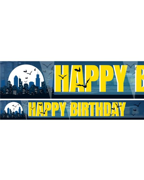 Batman Style Paper Banners - 1m (3pk)