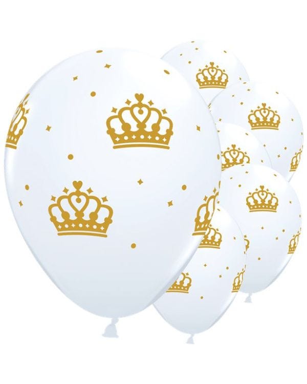 Royal Crown Balloons - 11&quot; Latex (25pk)