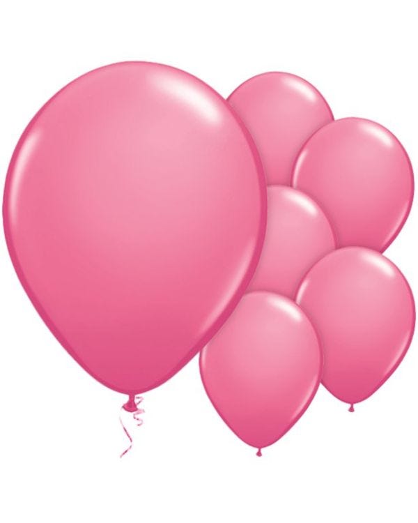 Rose Pink Balloons - 11&#039;&#039; Latex (25pk)