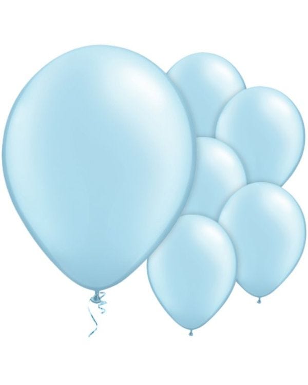 Light Blue Pearl Balloons - 11&#039;&#039; Latex (25pk)