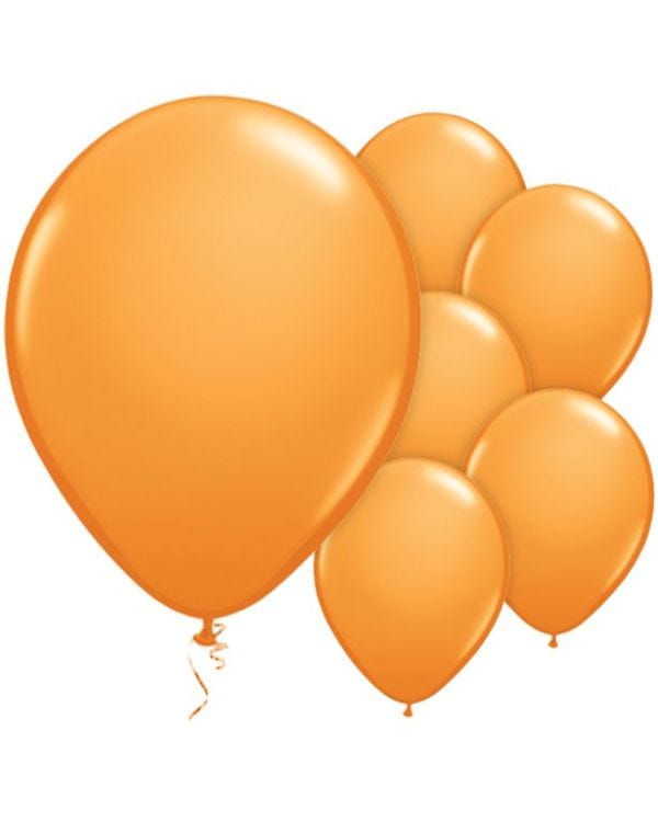 Orange Balloons - 11&#039;&#039; Latex (100pk)