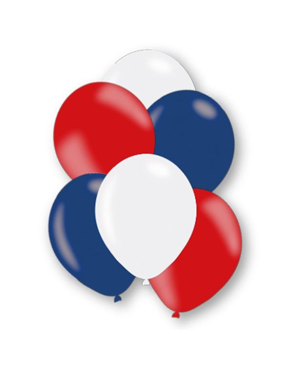 Red, White &amp; Blue Balloons - 11&quot; Latex (24pk)
