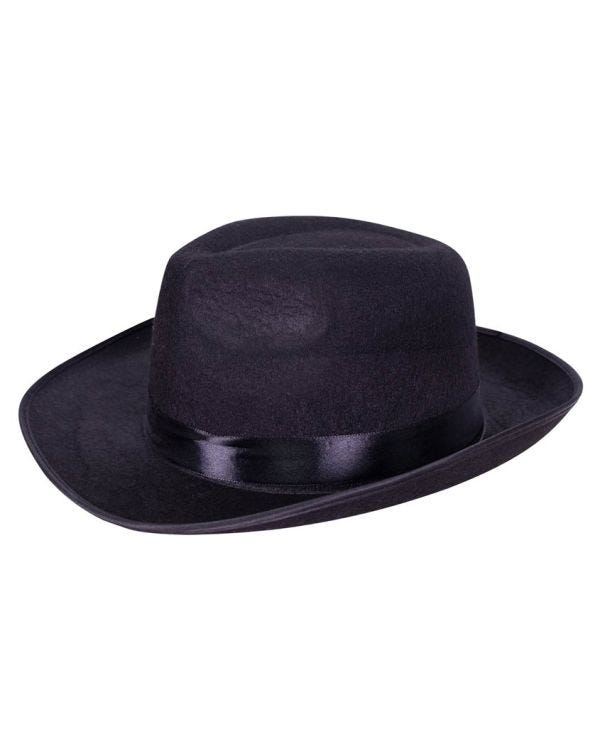 Black Fedora Hat
