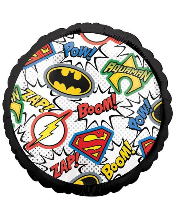 Justice League Crest Balloon - 18&quot; Foil