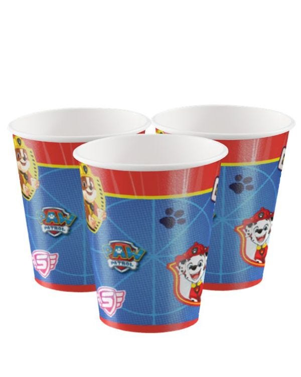 Paw Patrol Paper Cups - 266ml (8pk)