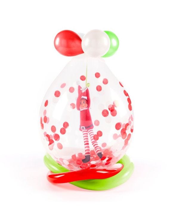 Naughty Elf Stuffed Balloon - Delivered Inflated