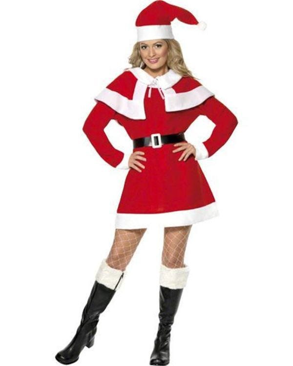 Miss Santa Dress - Adult Costume