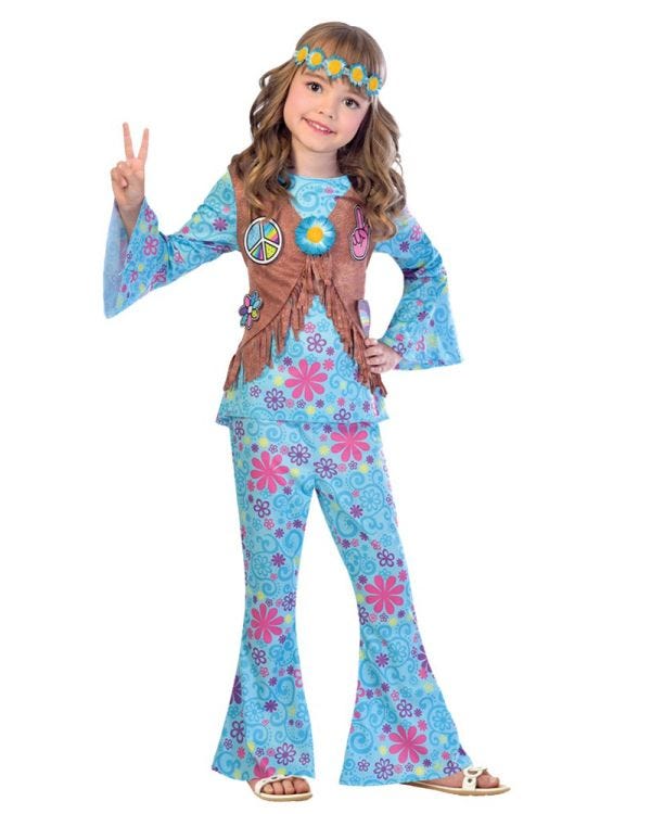 Flower Power Hippie - Child Costume