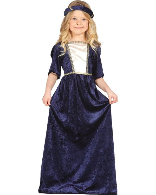 Juliet Blue Dress - Child Costume